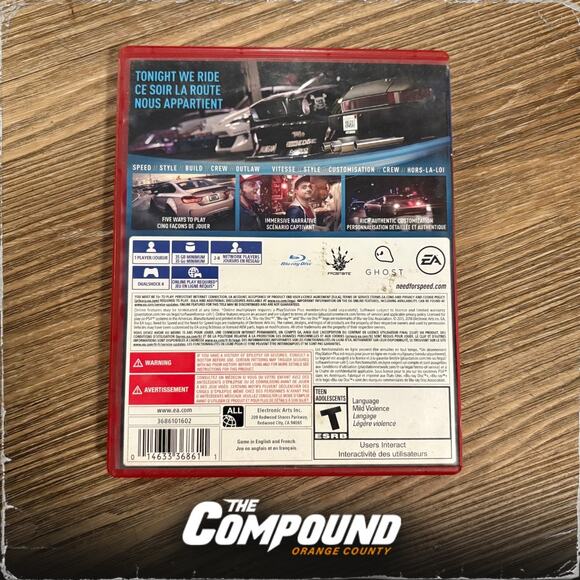 PS4 - Greatest Hits - Need For Speed - Used / Complete - Picture 2 of 4